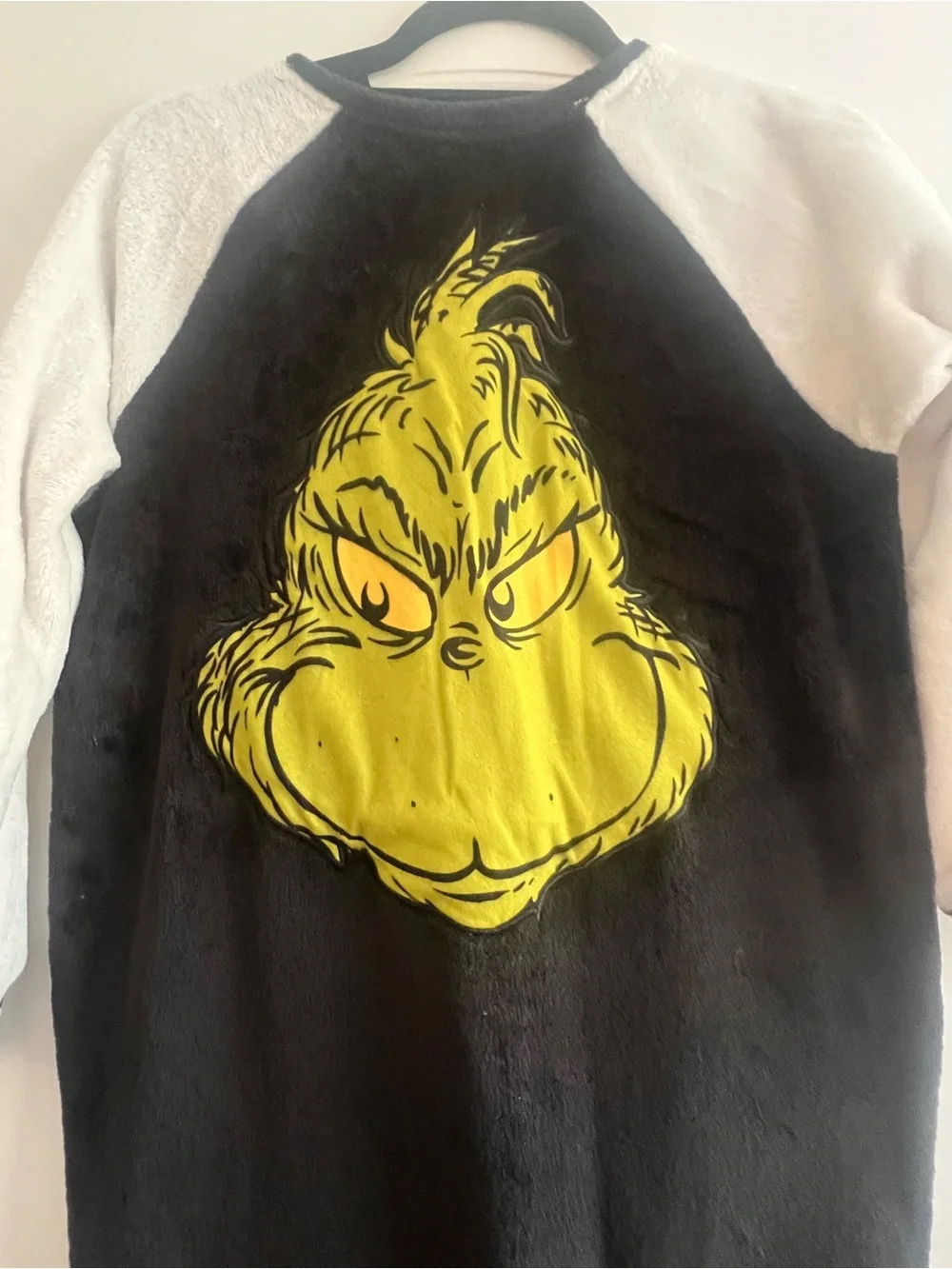 The Grinch x Justice Sleep Girls Onesie Pajamas Size L 12/14 Holiday Union Suit